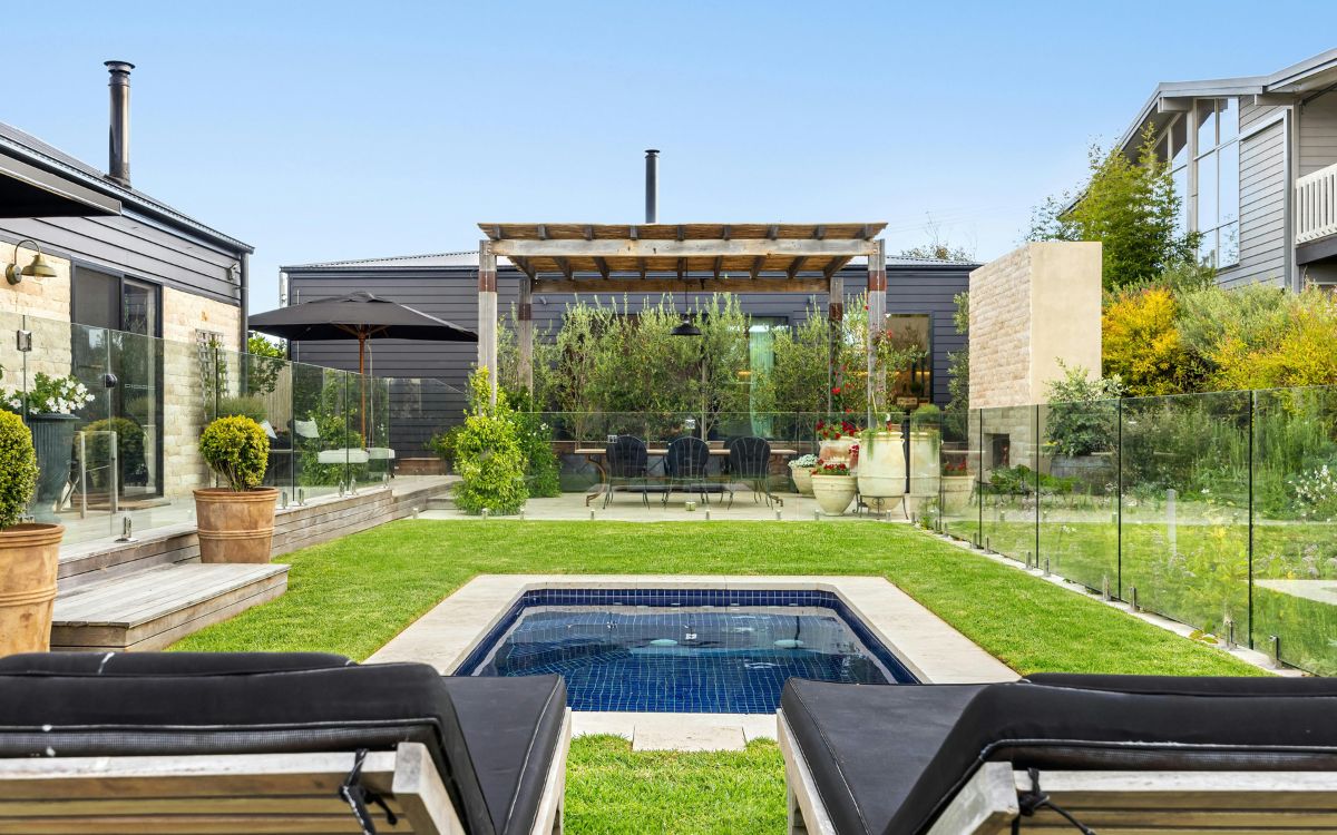 casa con piscina
